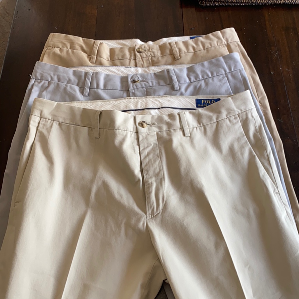 3 Pairs Men Polo Ralph Lauren Chino Pants